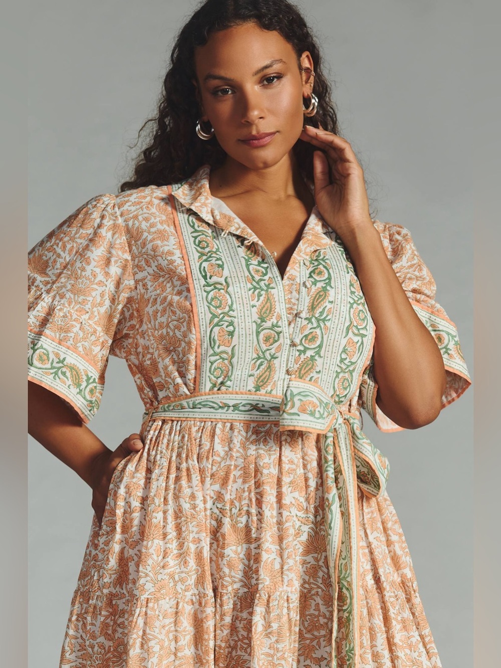 Sue Sartor Hamilton Kaftan dress 1X - Picture 9 of 11